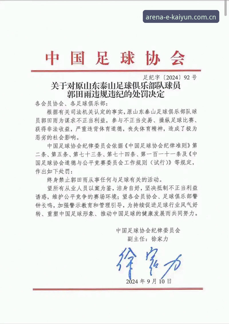 开云体育加密安全官方下载 中国足协第三批禁足名单公布,哪些足球腐败行为被彻底清算?